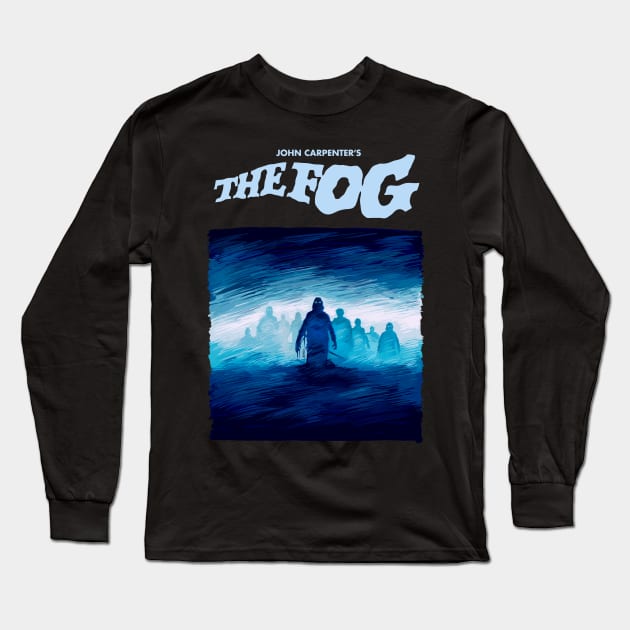 The Fog Illustration by Burro Long Sleeve T-Shirt by burrotees